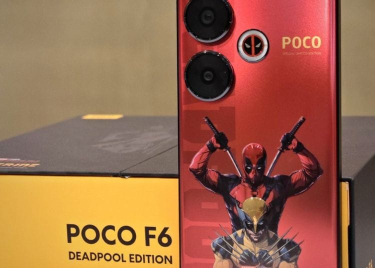 poco f6 Deadpool e Wolverine